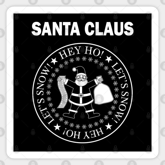 Punk Santa Claus Sticker by bryankremkau